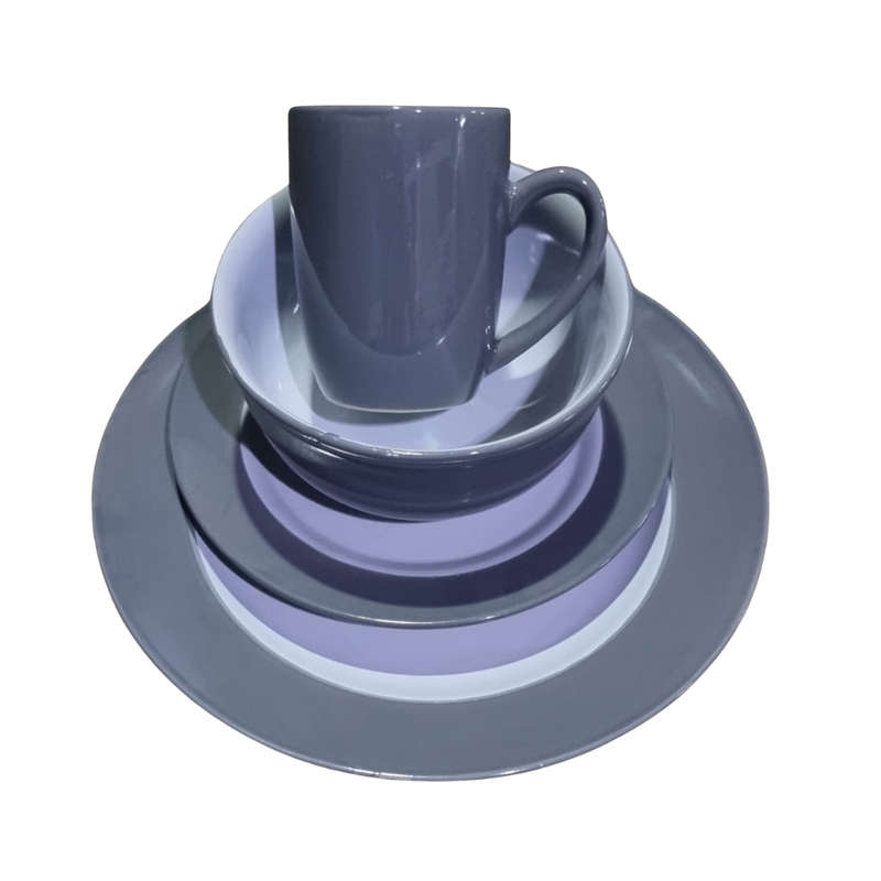 Dinner Sets - 16pc Thick Stripe