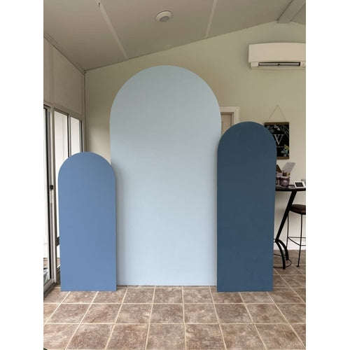 Three-Piece Wooden Arch Backdrop for Events