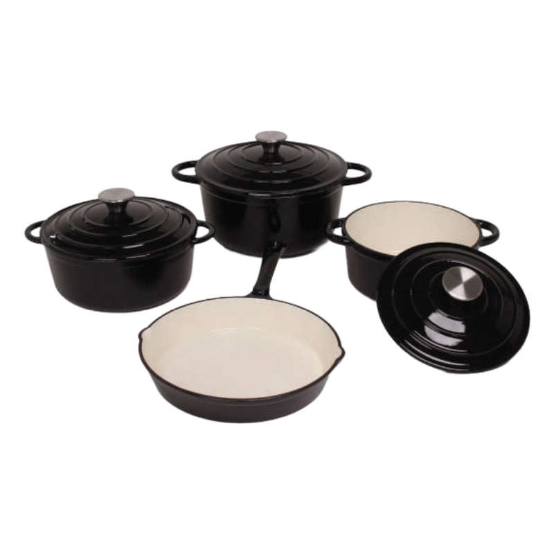 Cast Iron Pot Set - 7pc Continental