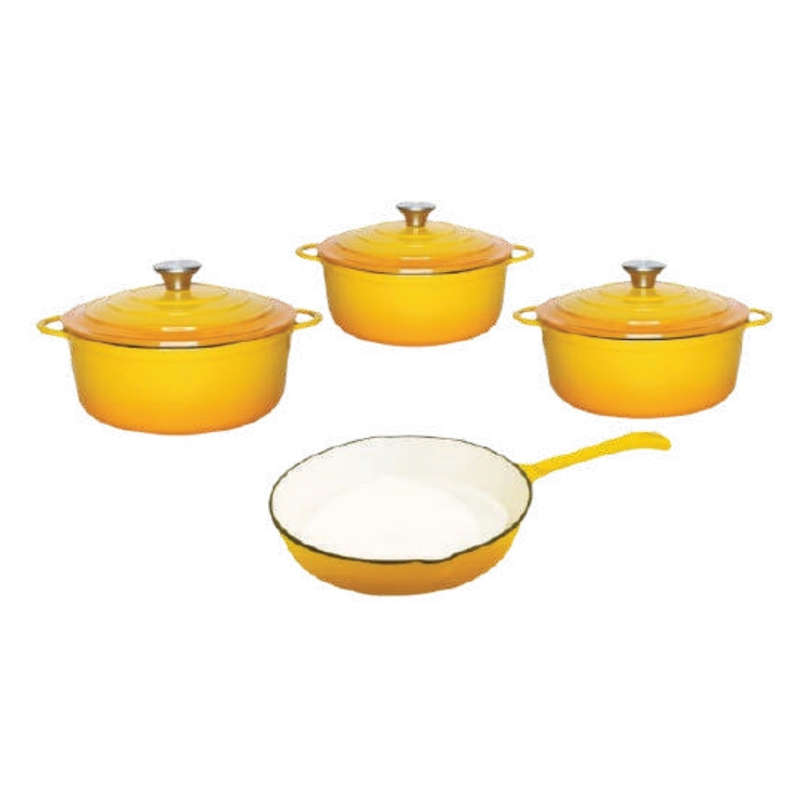 Cast Iron Pot Set - 7pc Continental