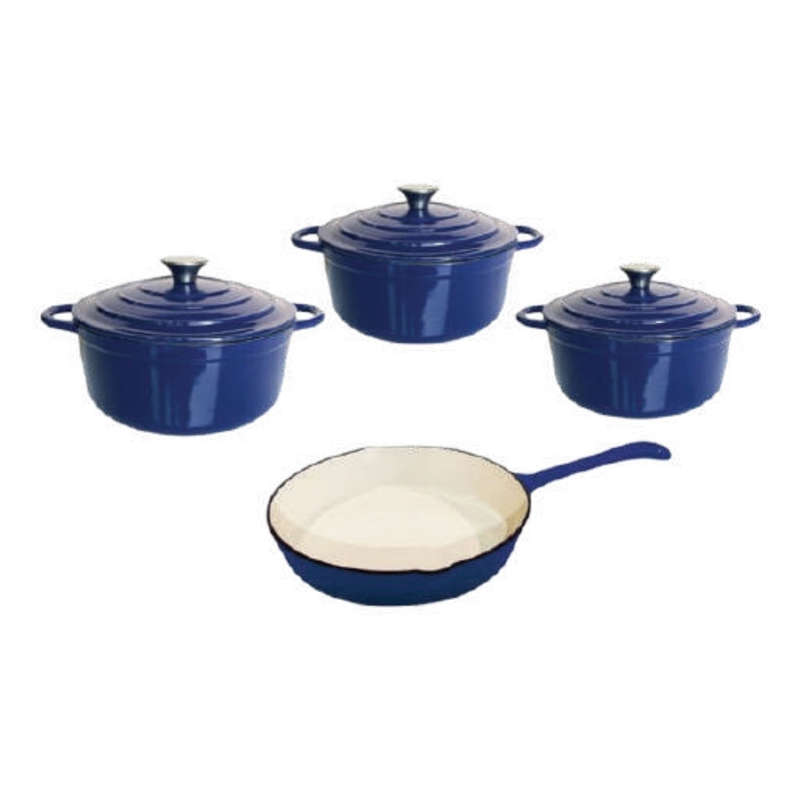 Cast Iron Pot Set - 7pc Continental