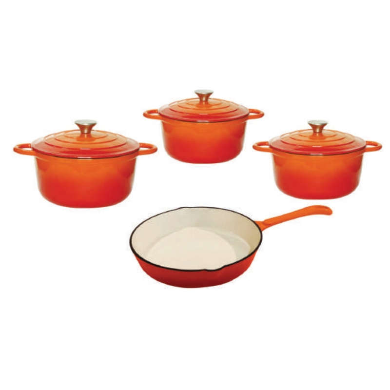 Cast Iron Pot Set - 7pc Continental