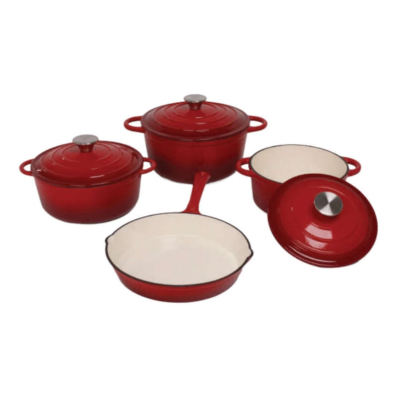 Cast Iron Pot Set - 7pc Continental