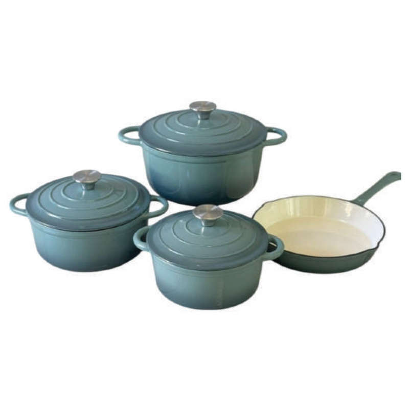 Cast Iron Pot Set - 7pc Continental