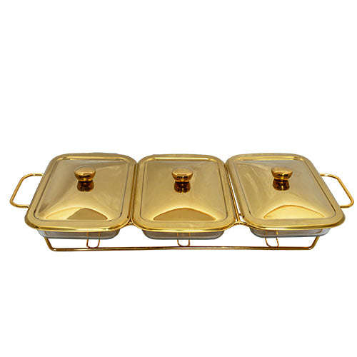Food Warmer - 3 Division Gold
