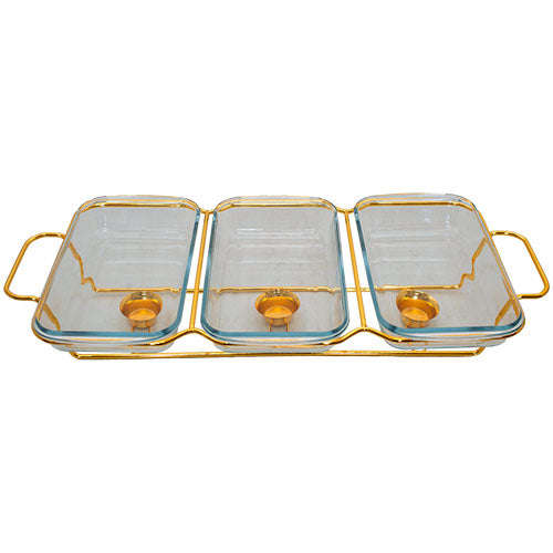 Food Warmer - 3 Division Gold