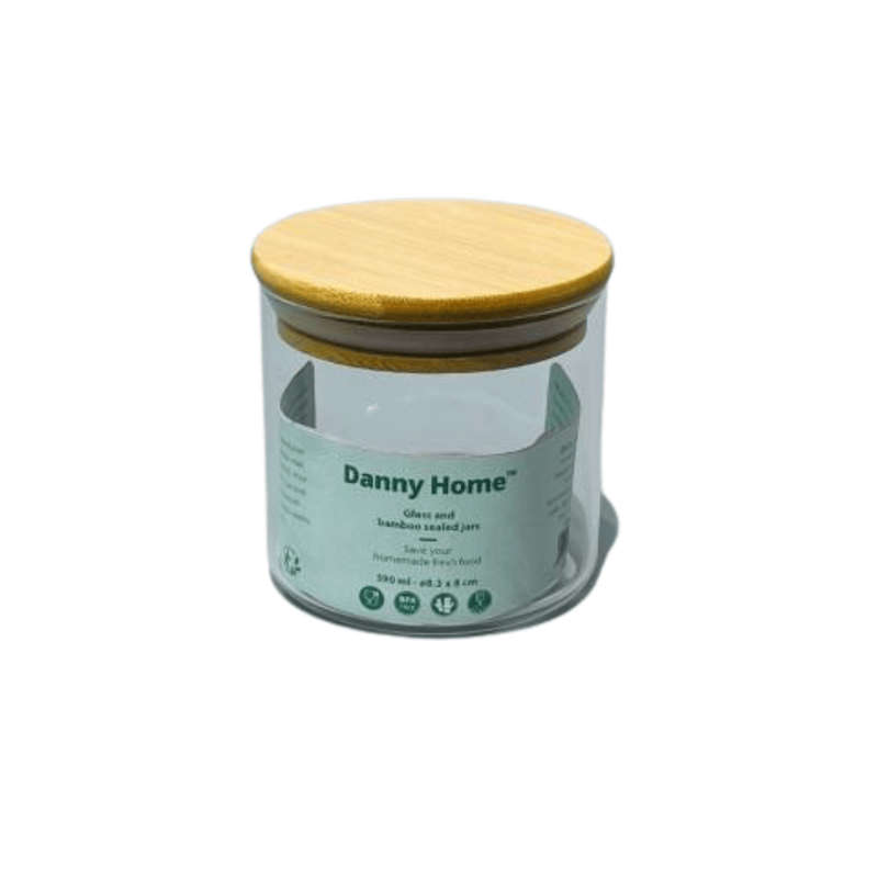 Glass Jars - Bamboo Lids