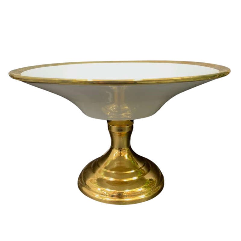 Serving Bowls - Gold Rim Footed