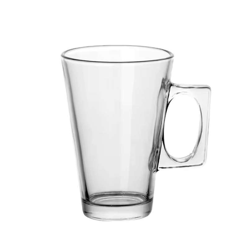 Latte Mugs - 240ml - Clear 6's