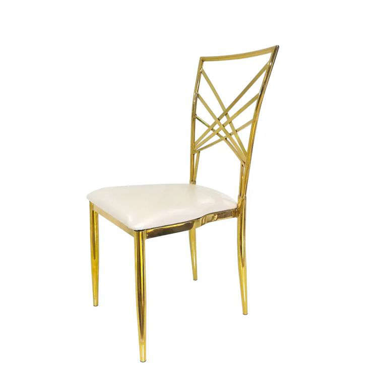 Chameleon Chairs - Steel Shiny Gold
