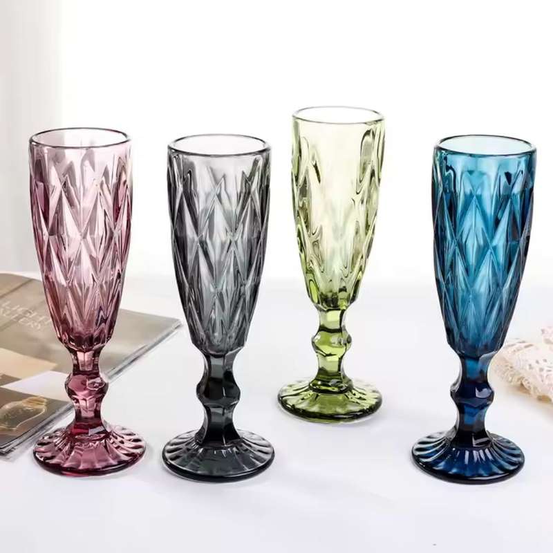 Stemware - Thick Crystal Colours - 6's