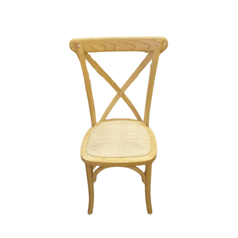 Cross Back Chairs - Wood