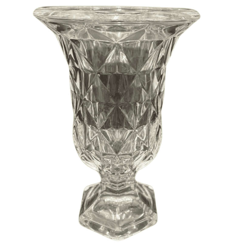 Elegant Glass Vase  Tulip 18cm