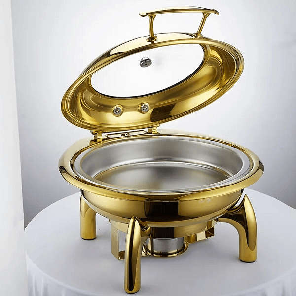 Chafing Dish - Lucile Gold with Window