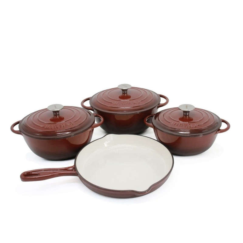 Cast Iron Pot Set - 7pc Minhaj