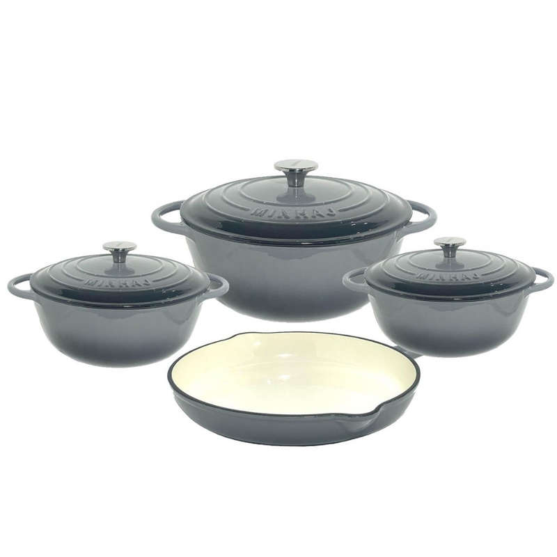 Cast Iron Pot Set - 7pc Minhaj