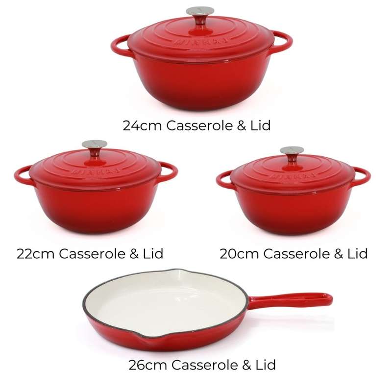 Cast Iron Pot Set - 7pc Minhaj
