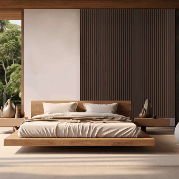 Slatted Indoor Wall Panel - Trio