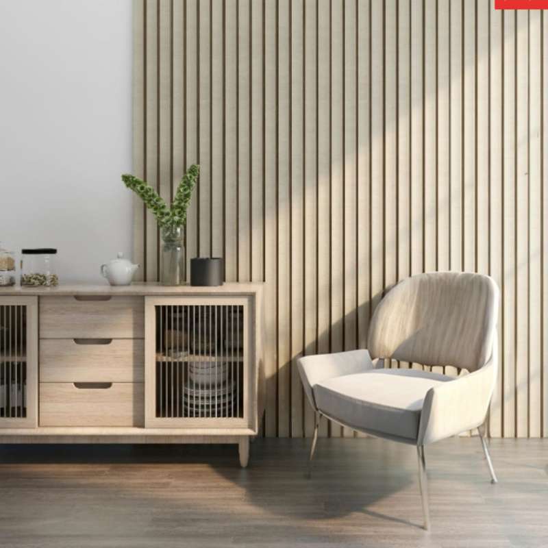 Slatted Indoor Wall Panel - Monaco