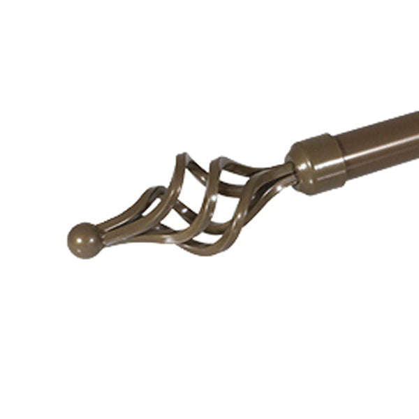 25mm Twirl Finial - Dual Pack