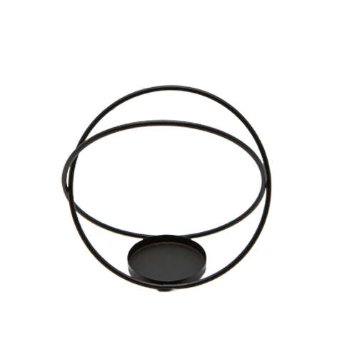 Centre Piece - Galaxy Wire Vase Black - 455-2