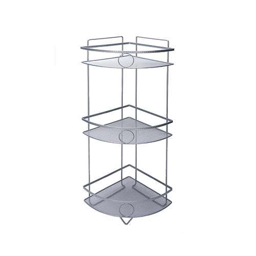 Shower Caddy - 3 Tier Shiny Grey
