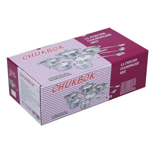 Chukbok - 15pc Cookware Set