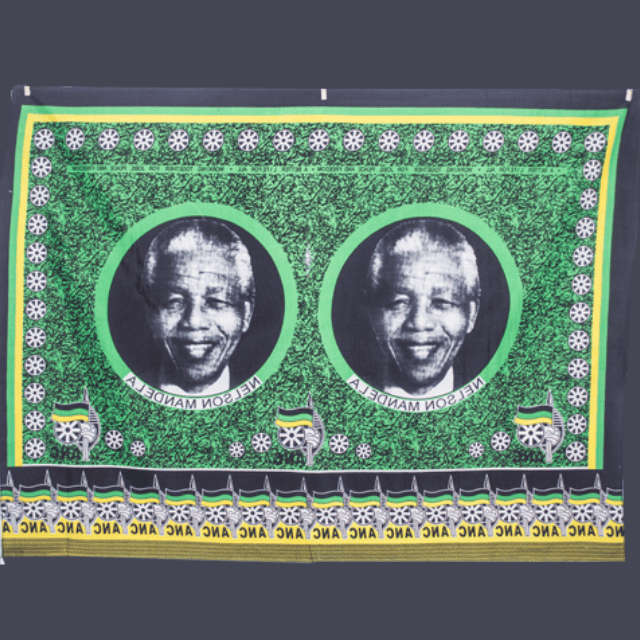 Fabric - Khanga / kanga ANC - Nelson Mandela
