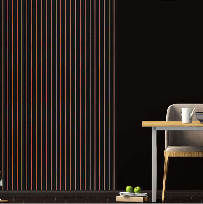 Slatted Indoor Wall Panel - Auric