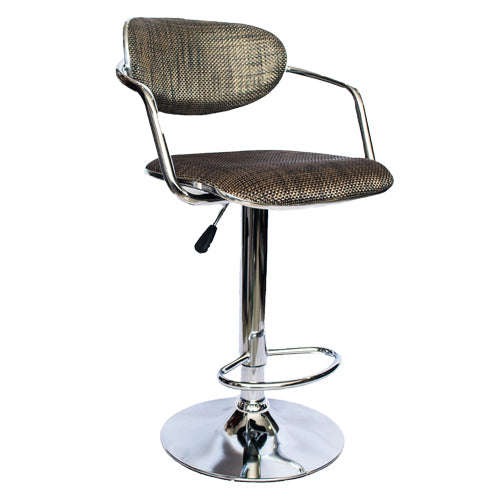 Bar Stool - Bamboo Round Arm - Brown