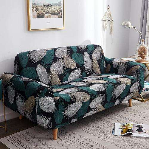 Sofa Covers - Printed - 8pc Set 2211 - Plain Grey