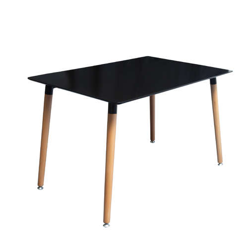 Emmy Cafe Table - Rectangle - Black