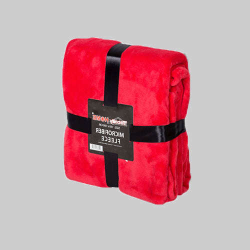 Microfiber Fleece Blankets - Charcoal