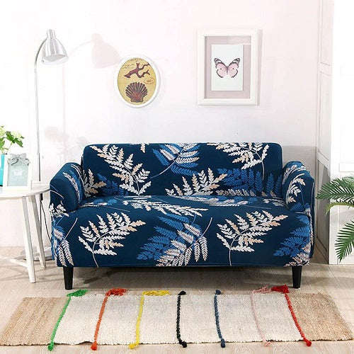 Sofa Covers - Printed - 8pc Set 2211 - Plain Grey