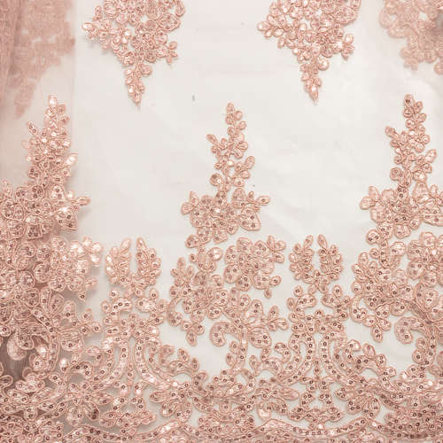Bridal Lace - Dust pink Star-Leaf