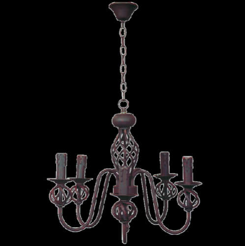 Chandelier Light - CH065/5 Rust