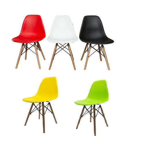 Emmy Wooden Leg Cafe Chair