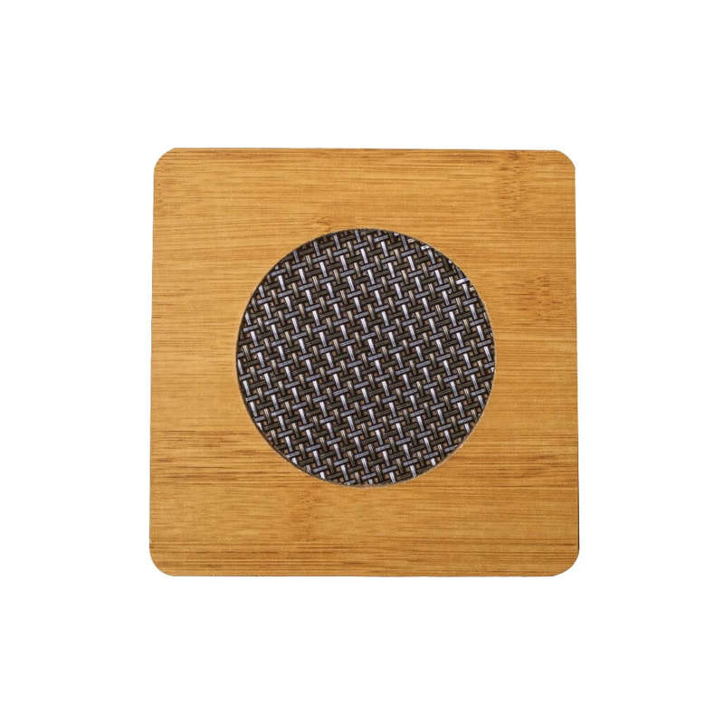 Trivet - Bamboo & Mesh Pot Stand 16.5cm
