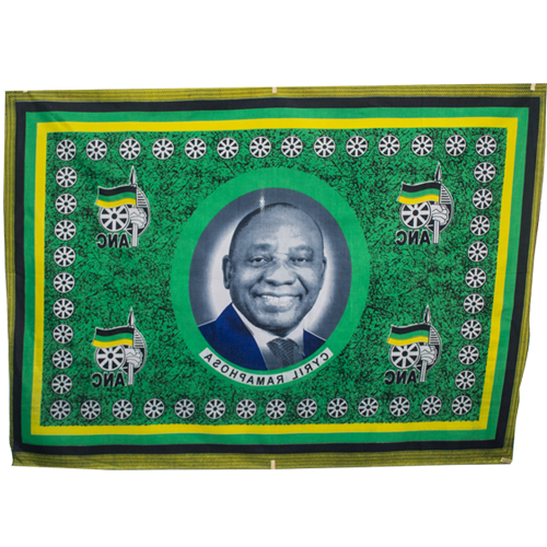 Fabric - Khanga / kanga ANC - Cyril Ramaphosa