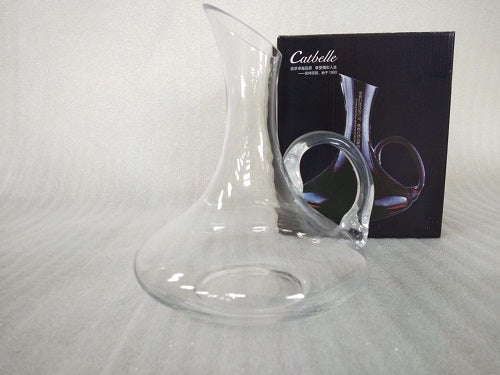 Glass Jug Bell - 1 Litre - With Handle