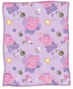 Kids Flannel Throws - Peppa Pig