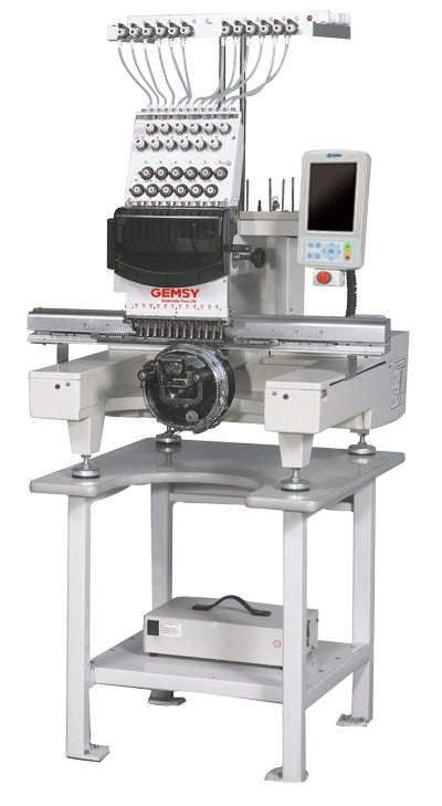 Gemsy 1201 - Single Head Industrial Embroidery Machine