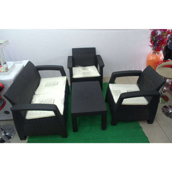 Outdoor Furniture Patio Set - 4 Seater + Table
