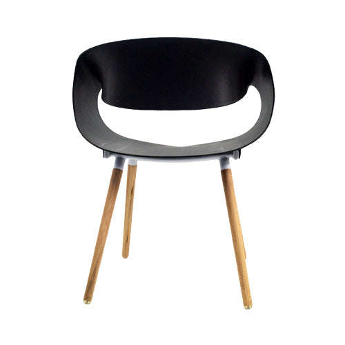 Giselle Wooden Leg Cafe Chair