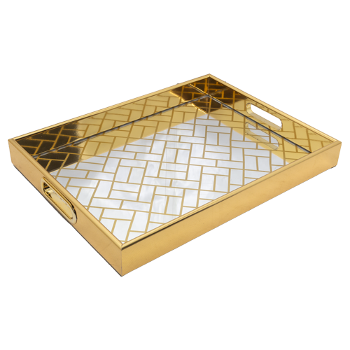 Serving Tray - Herringbone 2pc Set