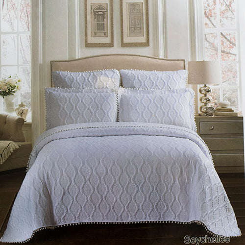 Bedding Set - 5pc Linen Set Queen - Seychelles