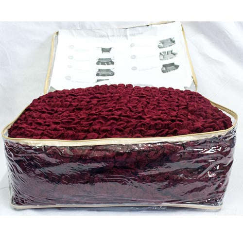 Sofa Covers - Stretch - 2+2+1+1 / Light Brown / Frilled