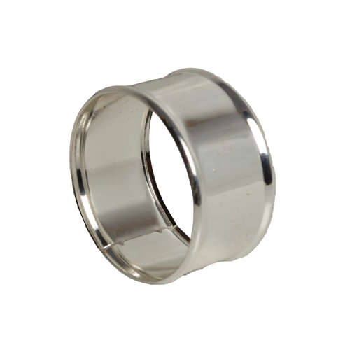 Napkin Rings - Solid Band - Silver