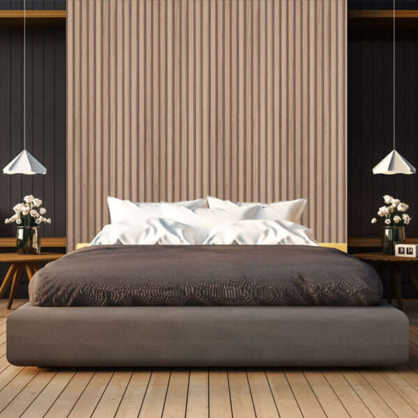 Slatted Indoor Wall Panel - Opulence