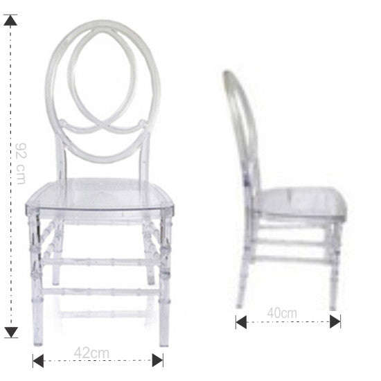 Phoenix Chair - Clear Resin